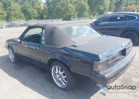 1989 Ford Mustang Lx from USA, damaged, VIN 1FABP44E7KF148881